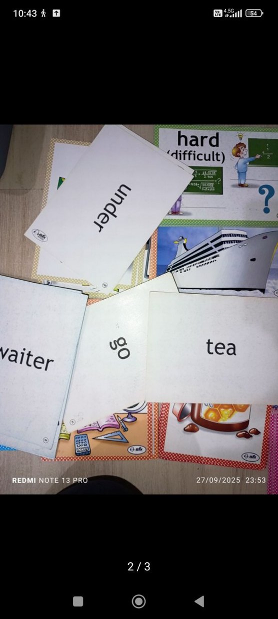 AFS Flaşkartlar Resimli Öğrenme Kartları 253 adet - Görsel 2