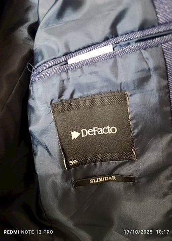 DeFacto Erkek Lacivert Ceket - Görsel 4