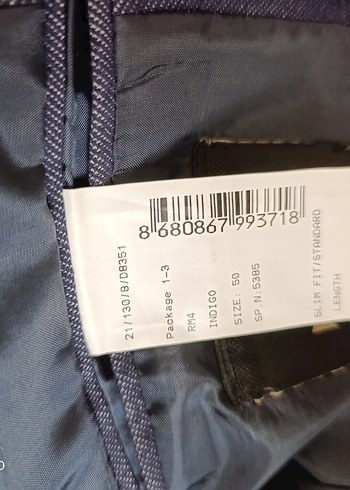 DeFacto Erkek Lacivert Ceket - Görsel 5