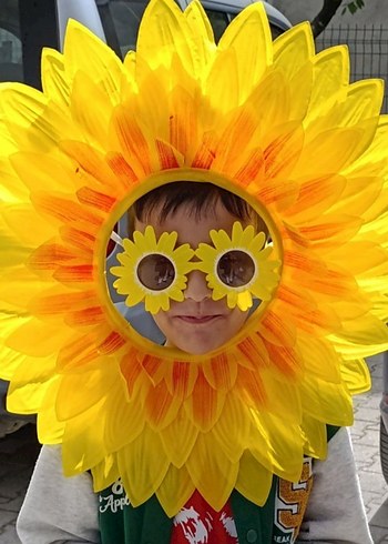 Sarı Ayçiçeği Çocuk Kostümü - Görsel 3
