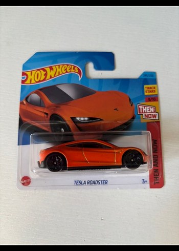 Kırmızı Tesla Roadster Oyuncak Araba - Görsel 2