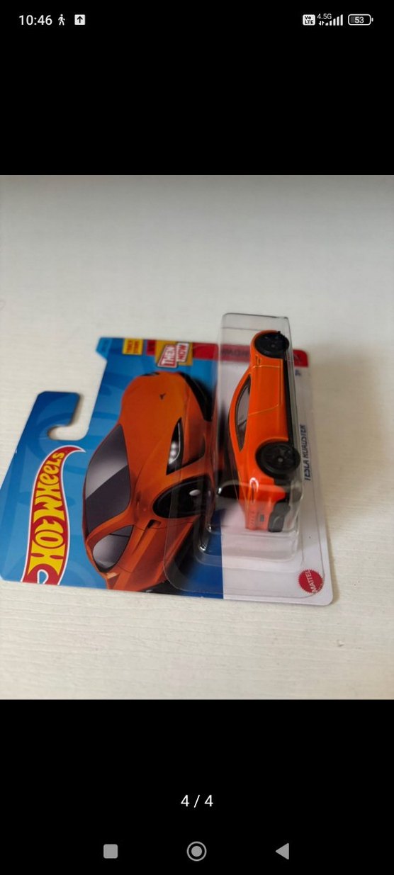 Kırmızı Tesla Roadster Oyuncak Araba - Görsel 4