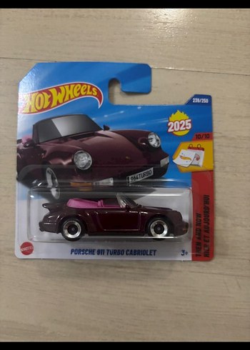 Kırmızı Porsche 911 Turbo Cabriolet Oyuncak Araba - Görsel 2