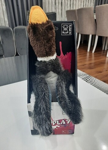 M-pets sesli peluş ördek köpek oyuncağı