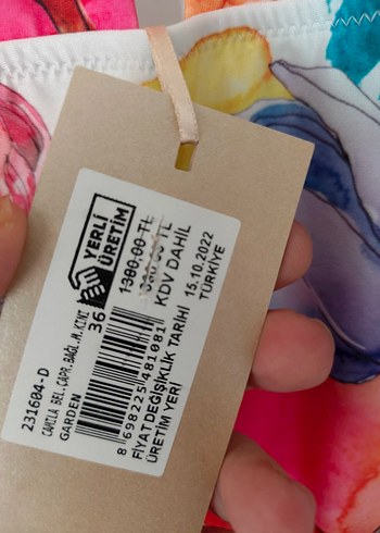 Bohem Çok Renkli Bağlamalı Mayokini - Görsel 5