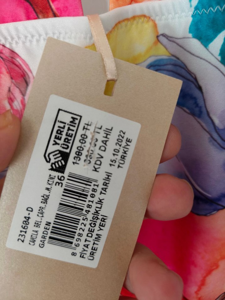 Bohem Çok Renkli Bağlamalı Mayokini - Görsel 5