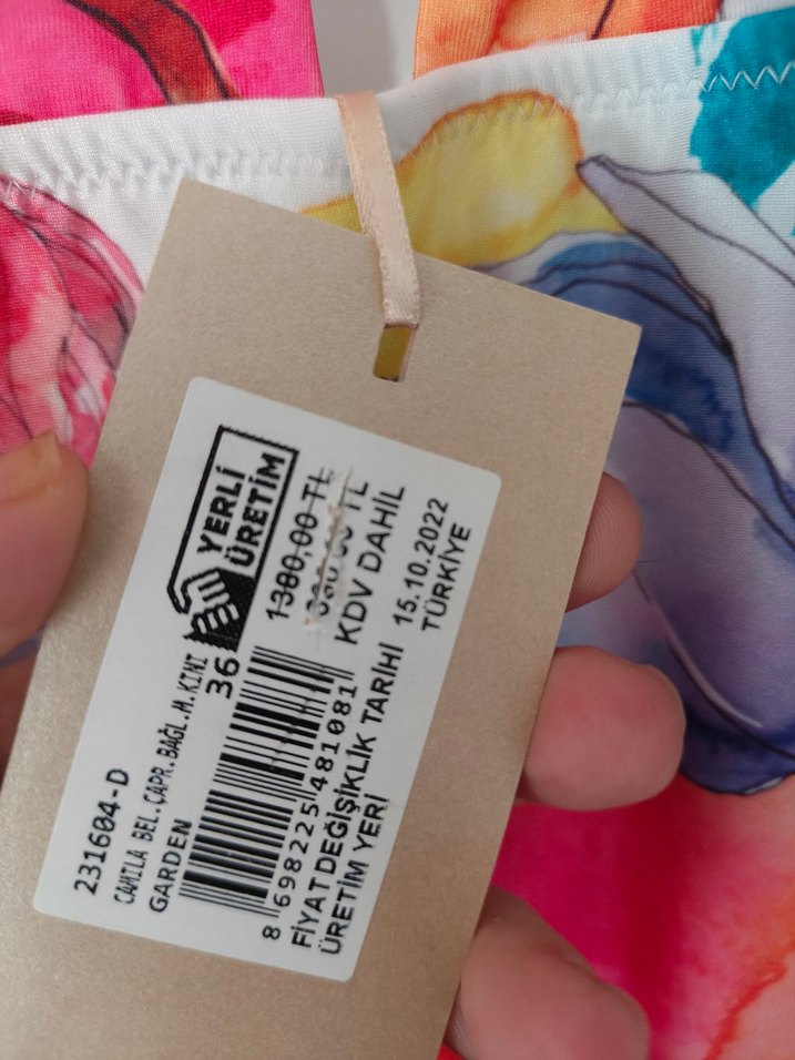 Bohem Çok Renkli Bağlamalı Mayokini - Görsel 4