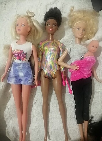 3 adet barbie sıfır hiçbir kusur yok