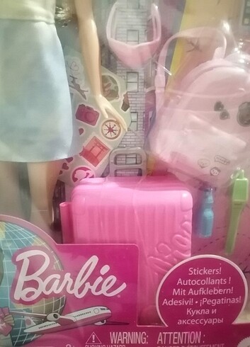  Beden Renk Barbie seyahat seti orijinal 