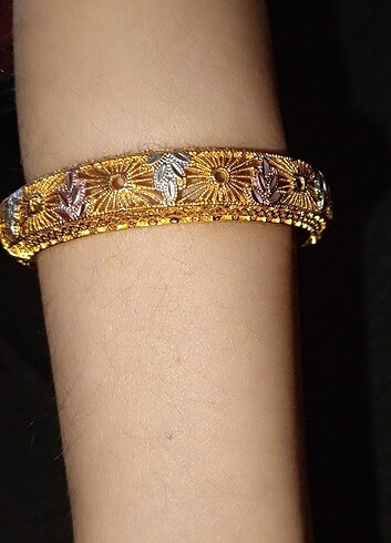  Beden 18K ALTIN KAPLAMA BİLEZİK