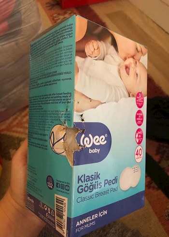 Wee Baby Klasik Göğüs Pedi 37 çift
Beyaz - Görsel 2