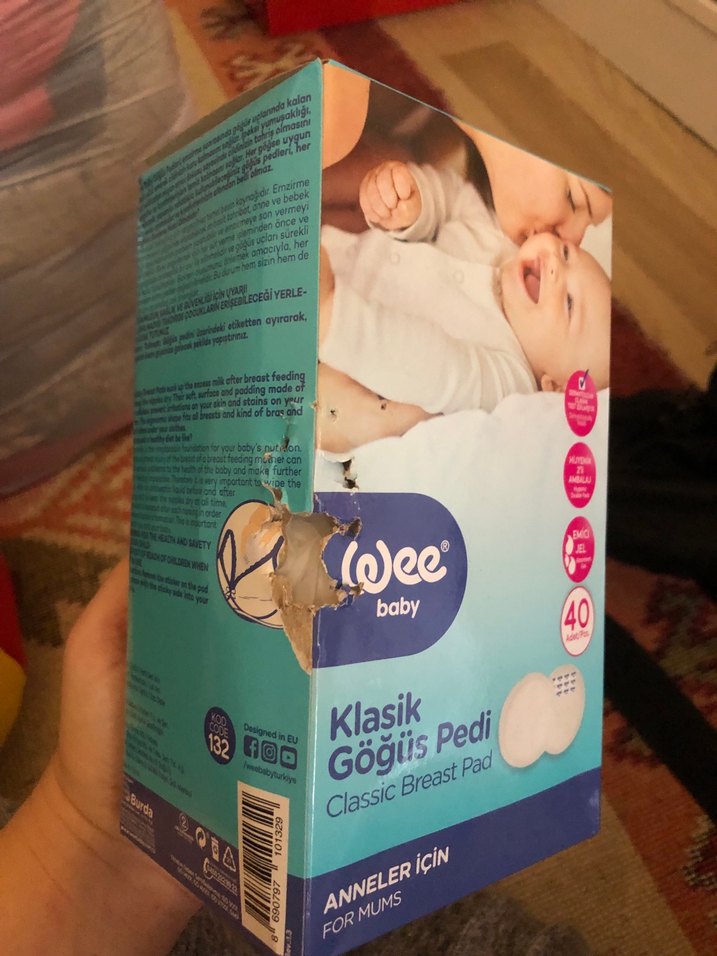 Wee Baby Klasik Göğüs Pedi 37 çift 
Beyaz - Görsel 2