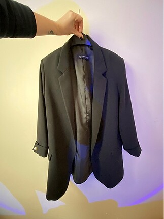 Siyah blazer ceket