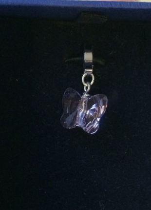 Swarovski kelebek charm