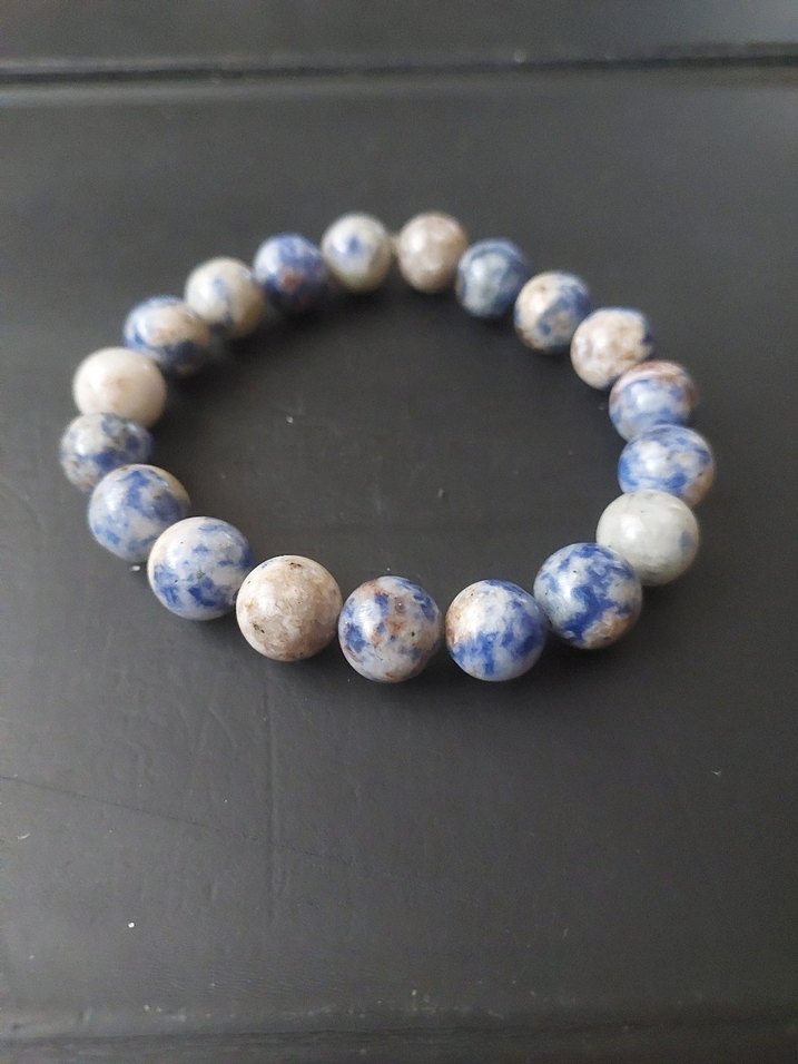 Sodalit 10 mm Bileklik - Görsel 2