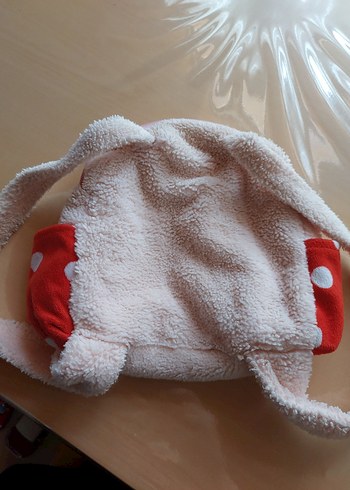 Nakışlı Pembe Peluş Kedili Çanta - Görsel 2