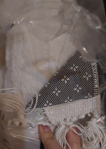 Dinarsu Alacati 4m2 krem rengi halı - Görsel 5