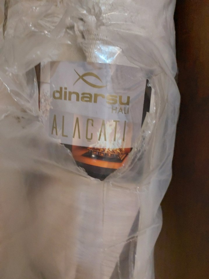 Dinarsu Alacati 4m2 krem rengi halı - Görsel 3