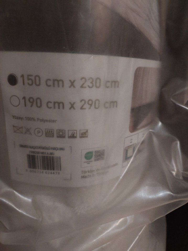 Dinarsu Alacati 4m2 krem rengi halı - Görsel 2