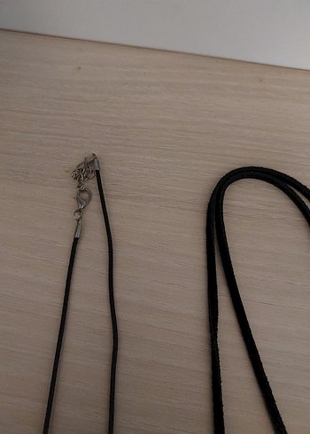 Kahverengi Bohem Kadın Kolye Tüy Detaylı - Görsel 8