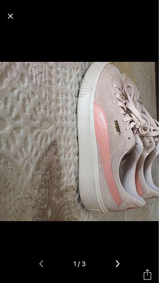 Puma suede platform