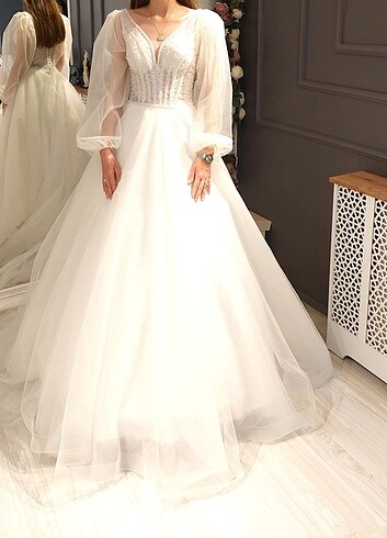 Helen modeli gelinlik - Görsel 3