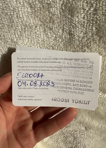 universal Beden Pembe Mini Parlak Kutu ve Swarovski kuğu kolye