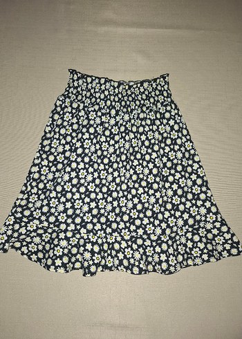 LC Waikiki Fırfırlı Midi Çiçek Desenli Etek