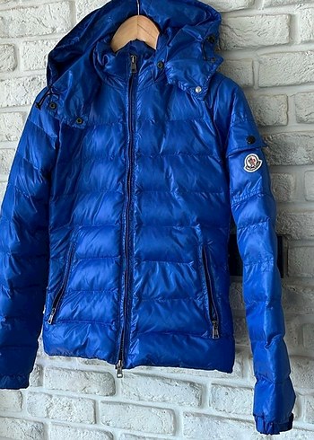 Mavi kadın mont - Görsel 2