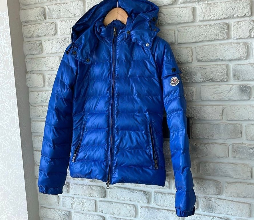 Mavi kadın mont - Görsel 2