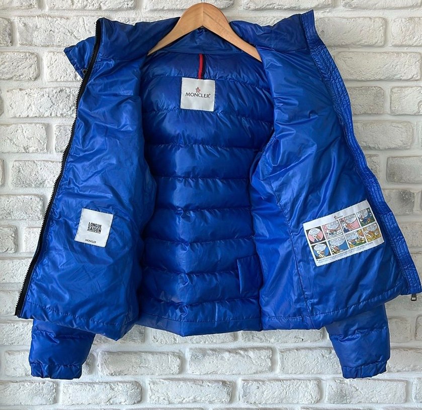 Mavi kadın mont - Görsel 3