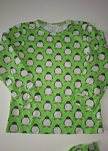 Erkek Çocuk Yeşil Baskılı Uzun Kollu Pijama - Görsel 4