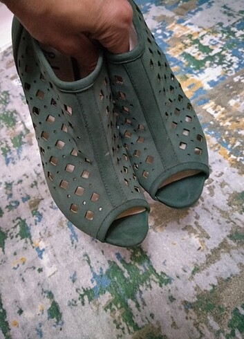 Nine West Yeşil ayakkabı 