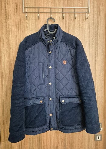 U.S Polo Assn. Polo Lacivert Kapitone Kisa Ceket
