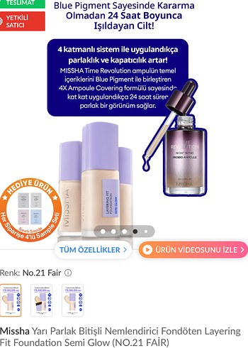 Missha parlak bitiş fondöten - Görsel 3