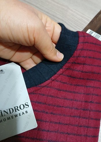 Erkek Bordo Kısa Kollu Regular Fit Pijama Takımı - Görsel 7