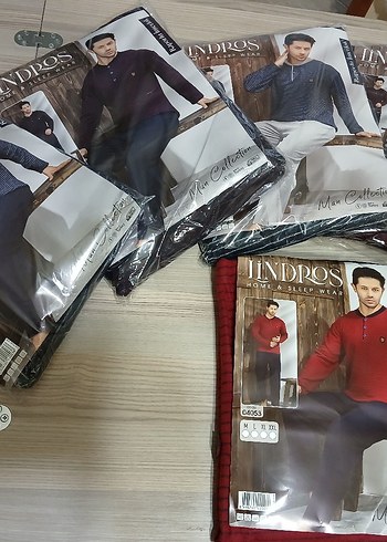 Bordo Kışlık Regular Fit Erkek Pijama Takımı - Görsel 7