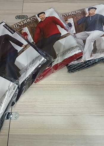 Bordo Düğmeli KIŞLIK Erkek Pijama Takımı - Görsel 8