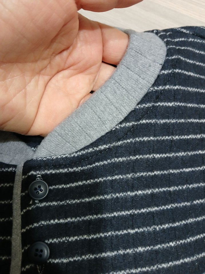 Gri Erkek Uzun Kollu Pamuklu Pijama Takımı - Görsel 3