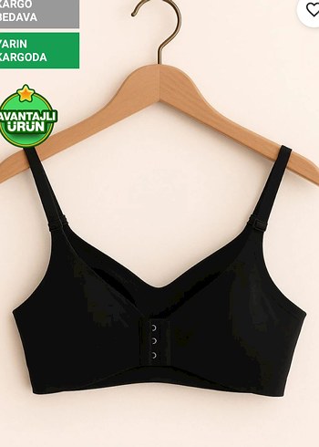 Siyah  LAZER KESİM DİKİŞSİZ HAYALET SÜTYEN - Görsel 4