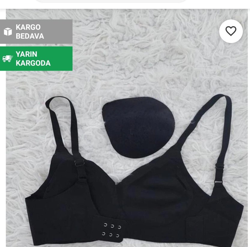 Siyah  LAZER KESİM DİKİŞSİZ HAYALET SÜTYEN - Görsel 5