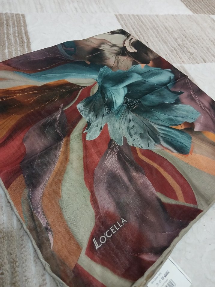 LO'CELLA Çok Renkli SOFT PAMUK EŞARP - Görsel 2