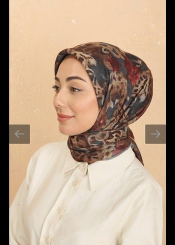 Kahverengi Bohem Drapeli Kadın EŞARP - Görsel 4