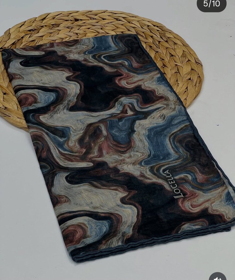 Bohem Çok Renkli Kadın SOFT EŞARP - Görsel 4