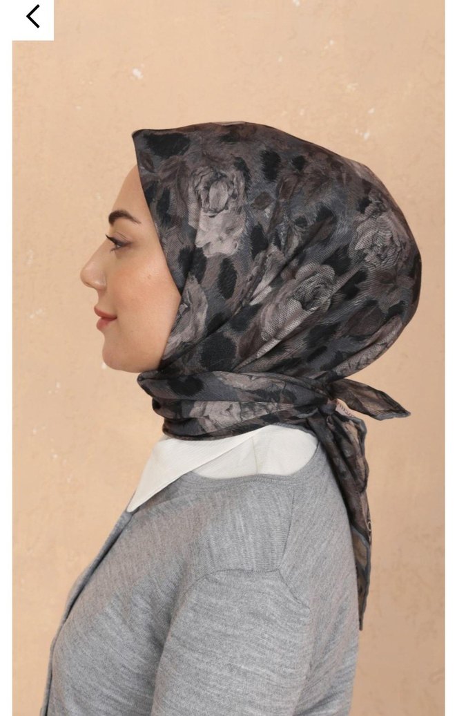 GRİ BEJ SOFT EŞARP - Görsel 3