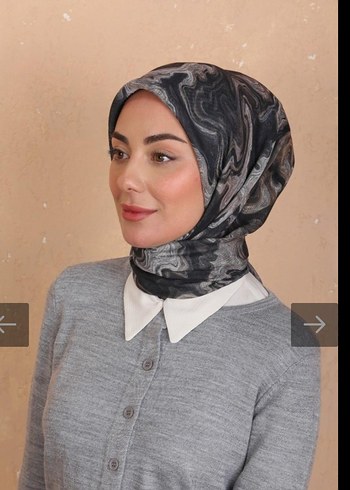 Dantel Detaylı Kahverengi Bohem Kadın Fular - Görsel 5