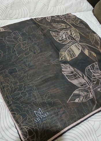 HAKİ  YEŞİL  PAMUK SOFT EŞARP - Görsel 2