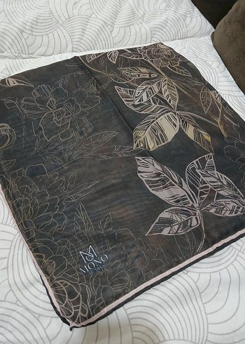 HAKİ  YEŞİL  PAMUK SOFT EŞARP - Görsel 3