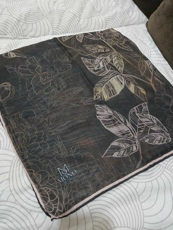 HAKİ  YEŞİL  PAMUK SOFT EŞARP - Görsel 3