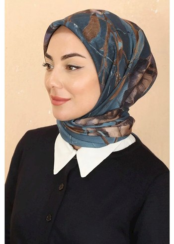 Mavi İpek Bohem Kadın SOFT EŞARP - Görsel 4